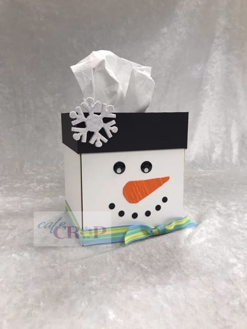 Snowman Tissue Box Cover